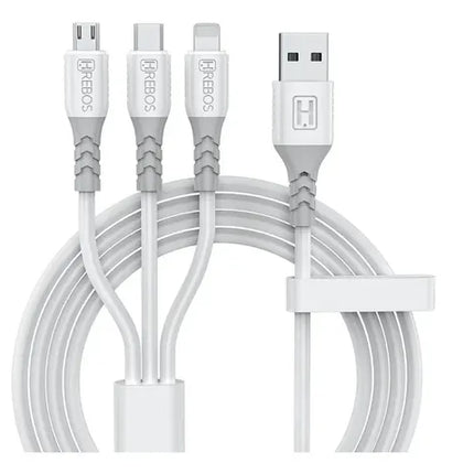 Cabo USB 3 em 1 Hrebos, modelo HS-36