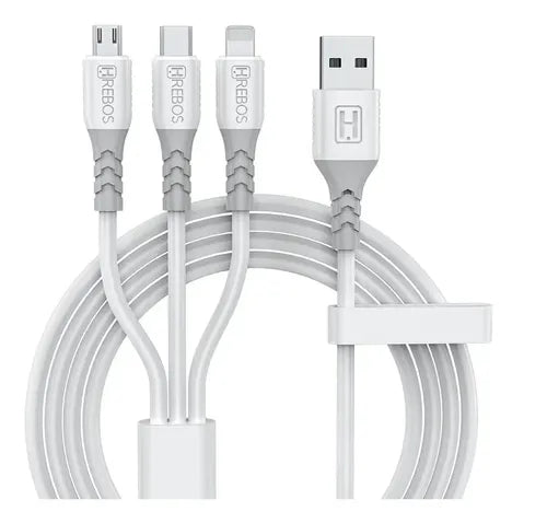 Cabo USB 3 em 1 Hrebos, modelo HS-36