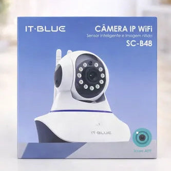 Câmera Segurança 3 Antenas Robo Baba Pet Ip Wifi Noturna SC-B48