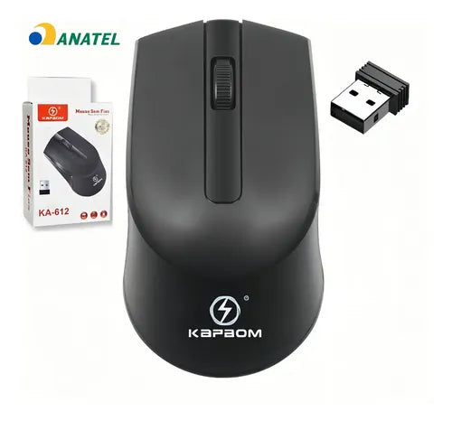 Mouse Sem Fio 2.4G Kapbom KA-612