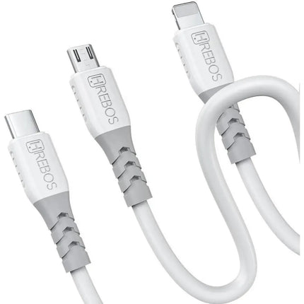 Cabo USB 3 em 1 Hrebos, modelo HS-36