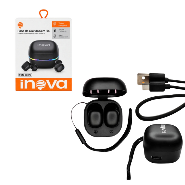 Fone Bluetooth TWS Inova FON-20379