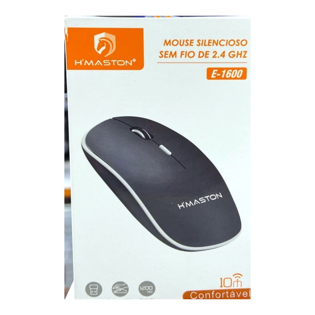 Mouse Sem Fio Silencioso H'Maston E-1600