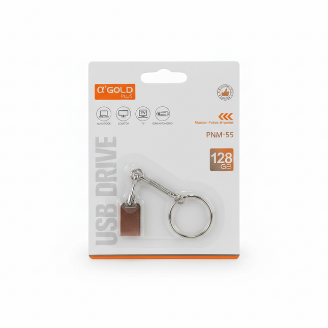 Pendrive + Chaveiro 128GB PNM-55