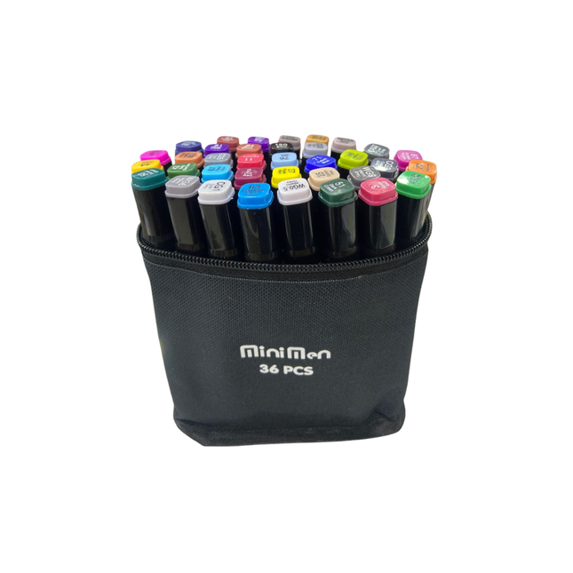 KIT CANETA MARCADOR 36 PCS