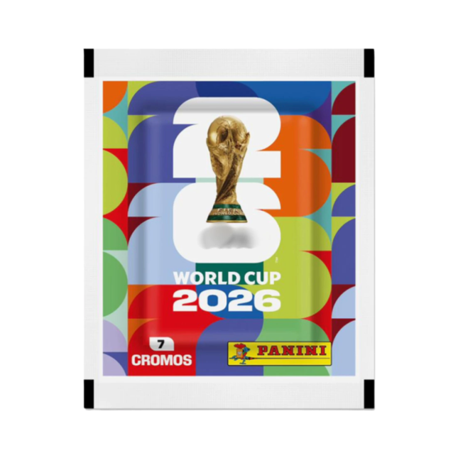 Envelope Unitário 7 Figurinhas Copa 2026