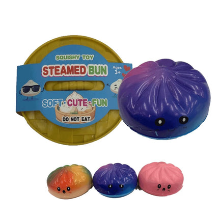 Brinquedo antiestresse squishy formato bolinho com cestinha