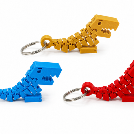 Chaveiro Dinossauro Articulado T-Rex Flexível Tendência Premium