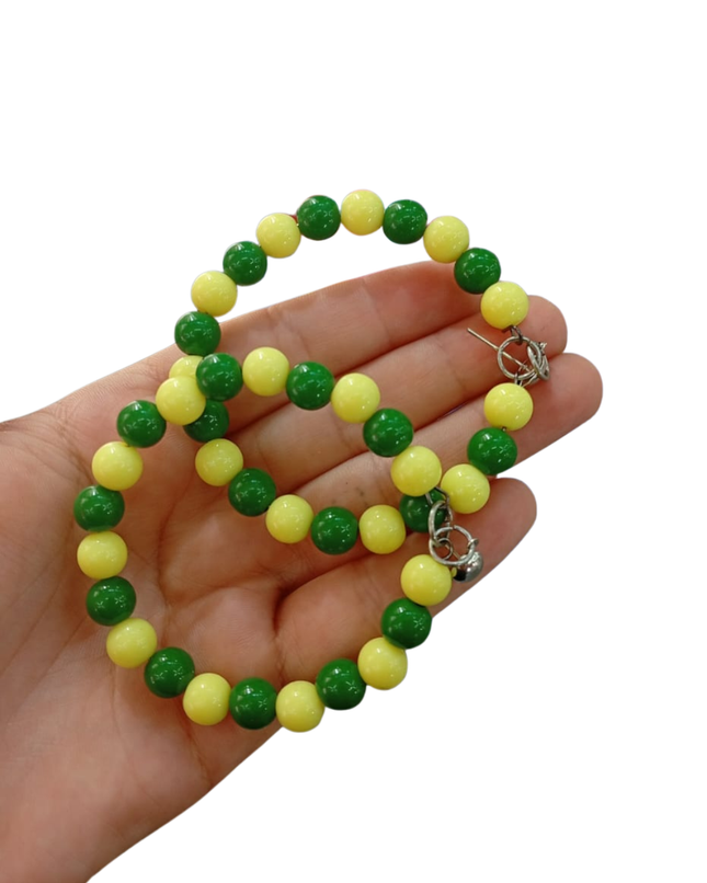 Kit 12 Unidades - Brinco Verde e Amarelo