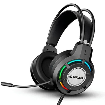 Headset Gamer Onistek FN637 com LED RGB - Vista do produto
