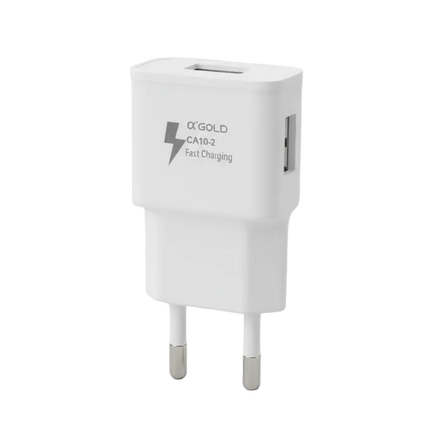 Fonte Carregador USB A'gold CA10-2