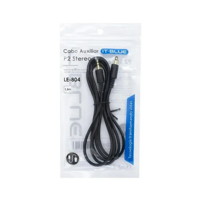 Cabo P2 P2 1,5m it-blue LE-804