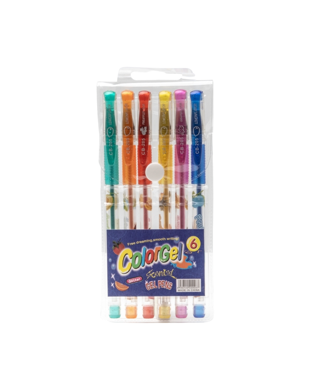 Caneta em gel - 6 cores #saldão