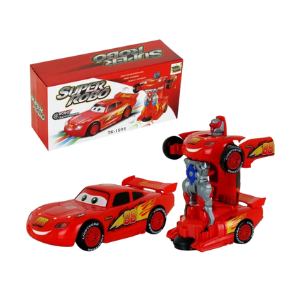Carrinho Super Robô Transformer 2 em 1