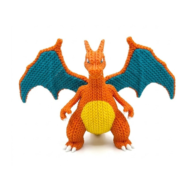 Boneco 3D Dragão Laranja Colecionável