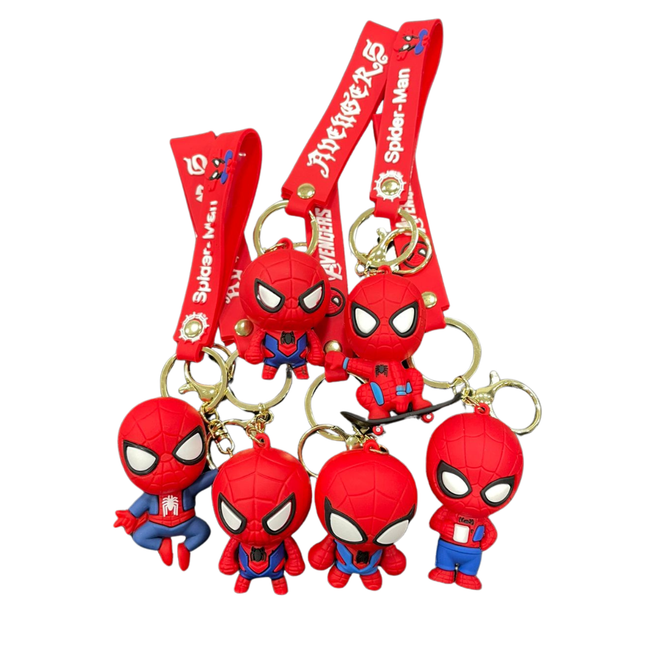 Chaveiro Homem Aranha - Pacote 6un