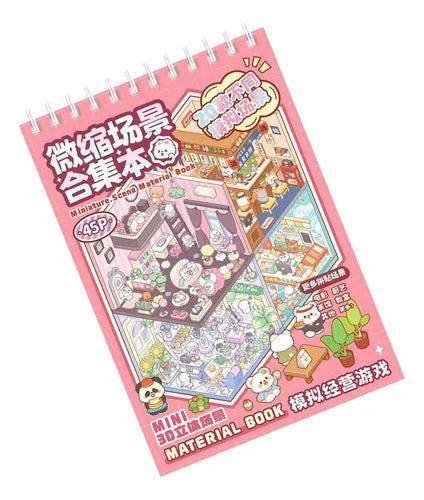 Livro Cenário Adesivo 3D