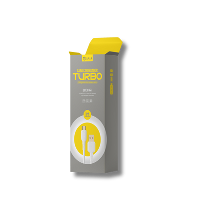 Cabo Revestido em TPU Linha Premium Wallo B-13