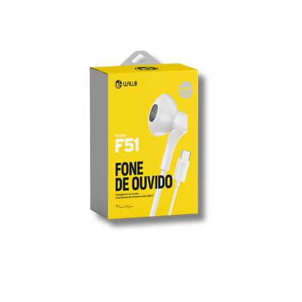 Fone de Ouvido com Fio F-51