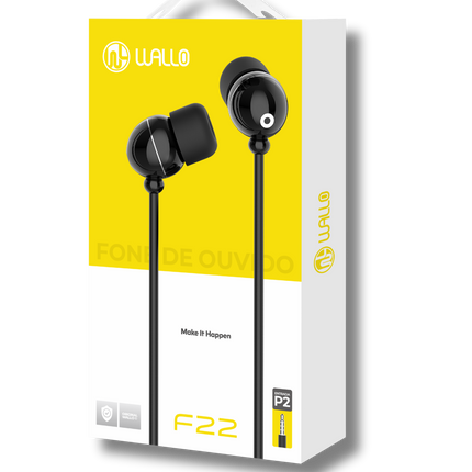 Fone de Ouvido Entrada P2 F-22