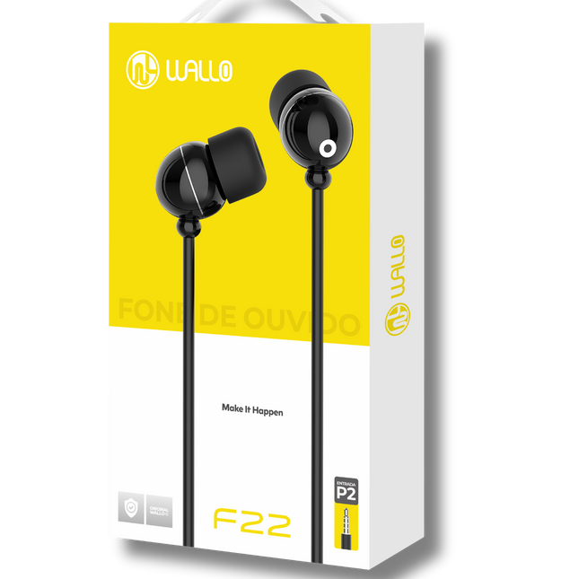 Fone de Ouvido Entrada P2 F-22
