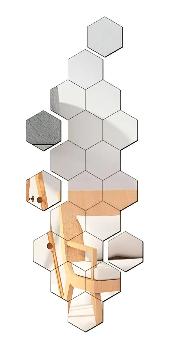 Espelho Decorativo 10 Peças BM-F1516