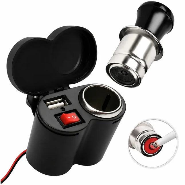 Tomada USB para Moto 12V da Kapaom
