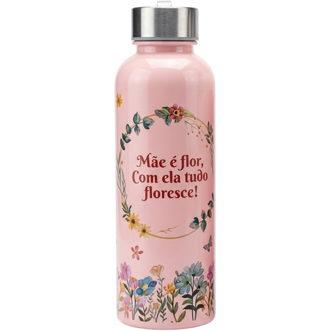 Garrafa Squeeze Dia das Mães