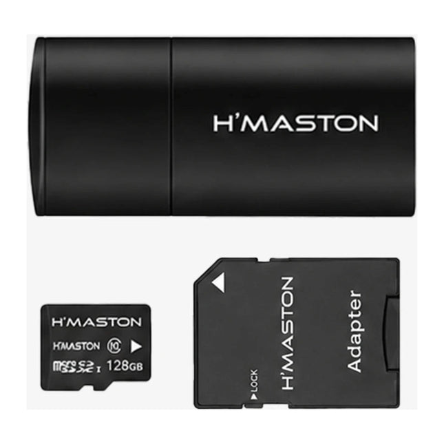 Cartão de Memória H'Maston HM-M128 128GB com Adaptador e Leitor USB