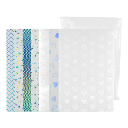 Película Holográfica 8" - Pacote 50un