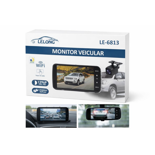Monitor Veicular Lelong LE-6813