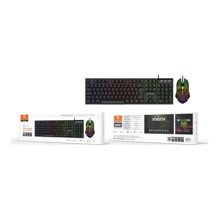 Kit Teclado e Mouse Gamer H'Maston KB701