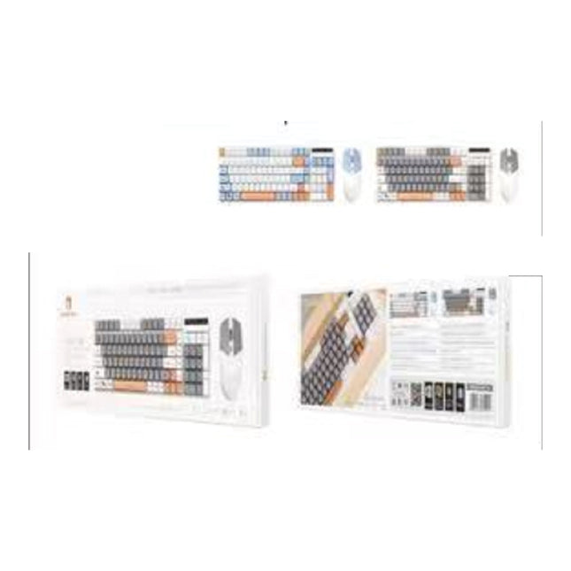 Kit Teclado e Mouse Gamer com Fio Tricolor H'Maston KB718