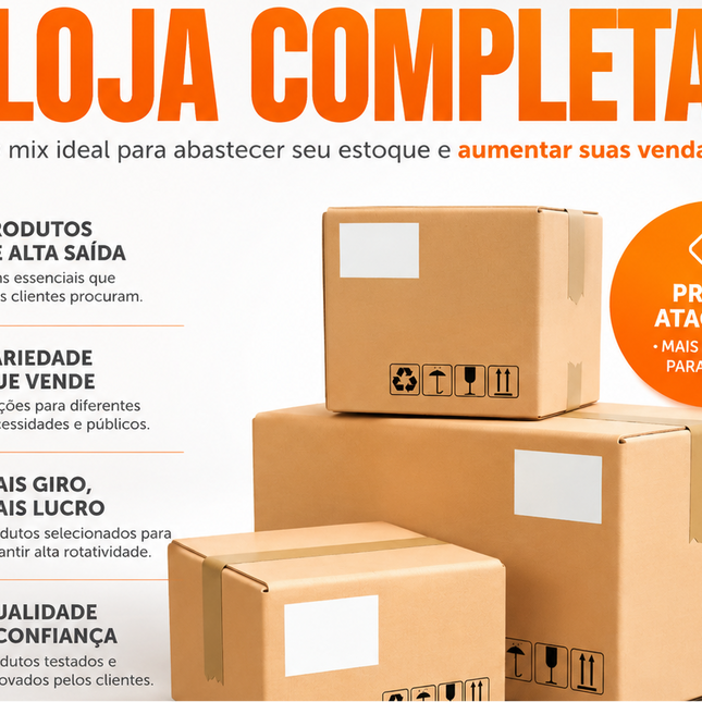 KIT LOJA COMPLETA