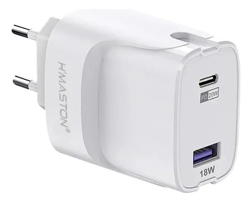 Carregador Rápido 38W com Portas USB-C e USB-A - LR10