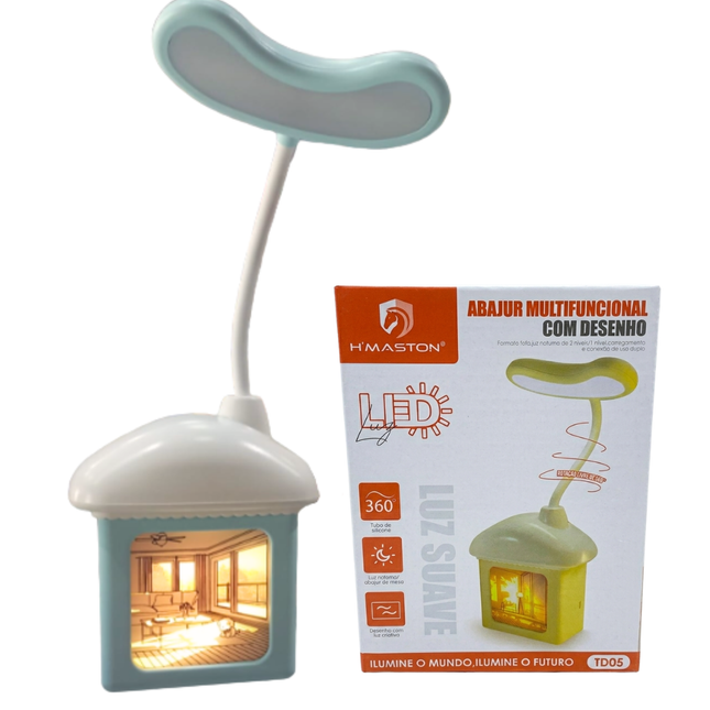Abajur Luminária Multifuncional TD05