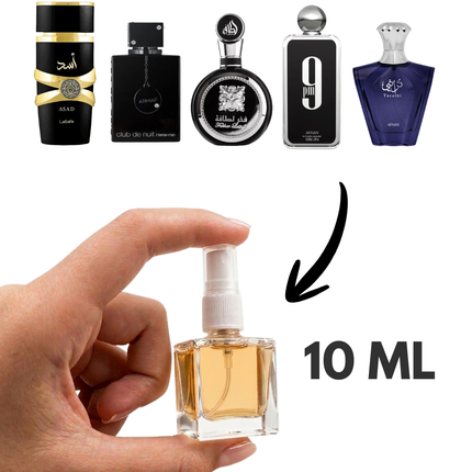 Kit 5 Decantes Perfumes Árabes Masculinos - Mais Vendidos