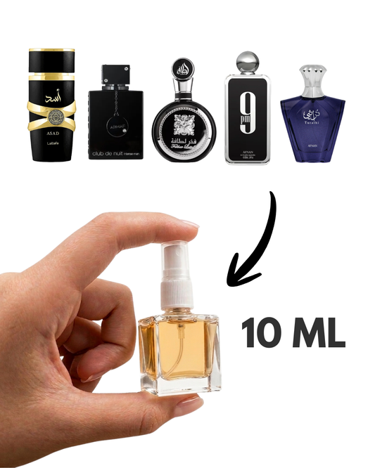 Kit 5 Decantes Perfumes Árabes Masculinos - Mais Vendidos