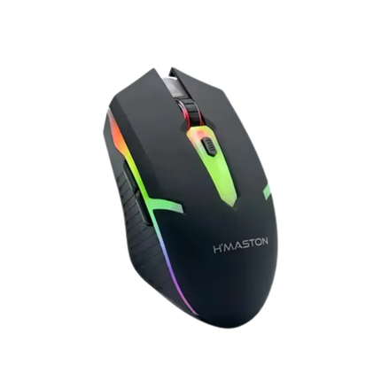 Mouse sem Fio Conexão Bluetooth com Luz Led H'Maston MS10