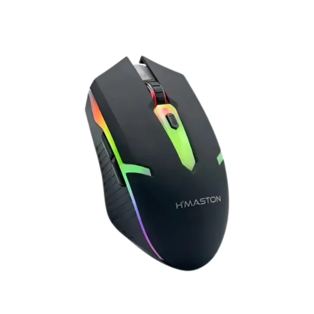 Mouse sem Fio Conexão Bluetooth com Luz Led H'Maston MS10