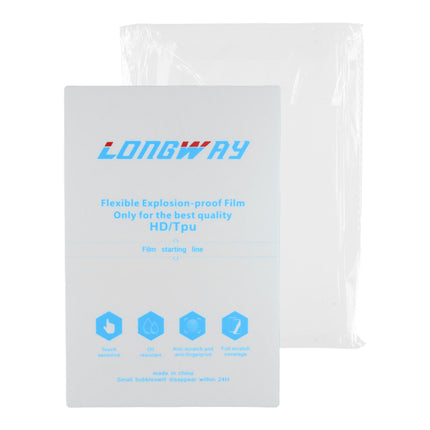 Película Transparente TPU 8" - Pacote 50un
