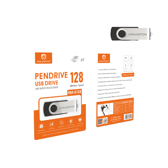 Pendrive 128G HM-U128