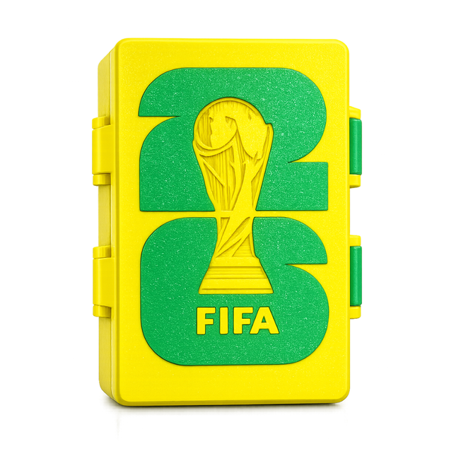 Porta Figurinhas Da Copa 2 Compartimentos