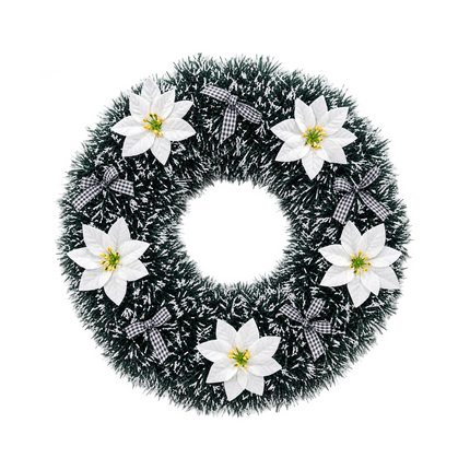 Kit 3 Guirlandas Natalinas Decoradas 30CM