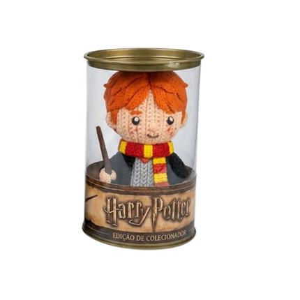 Boneco 3D Jovem Bruxo Ruivo Colecionável