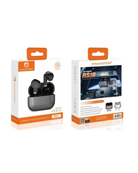 Fone Bluetooth H'Maston Sem Fio RS13