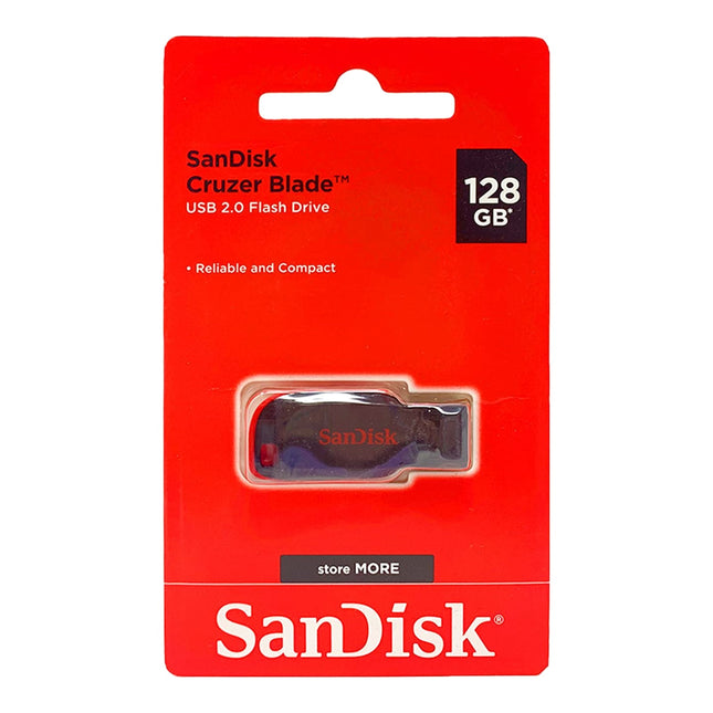 Pendrive SanDisk Cruzer Blade 128GB USB 2.0