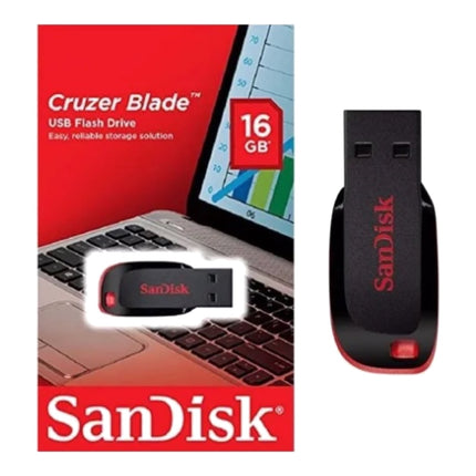 Pendrive SanDisk Cruzer Blade 16GB USB 2.0