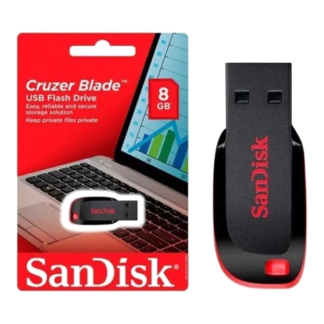 Pendrive SanDisk Cruzer Blade 8GB USB 2.0