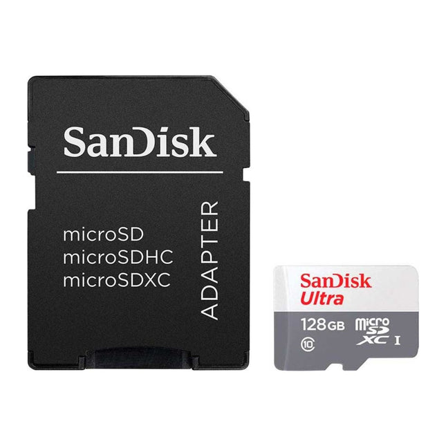 Cartão de Memória SanDisk Ultra 128GB microSDXC com Adaptador